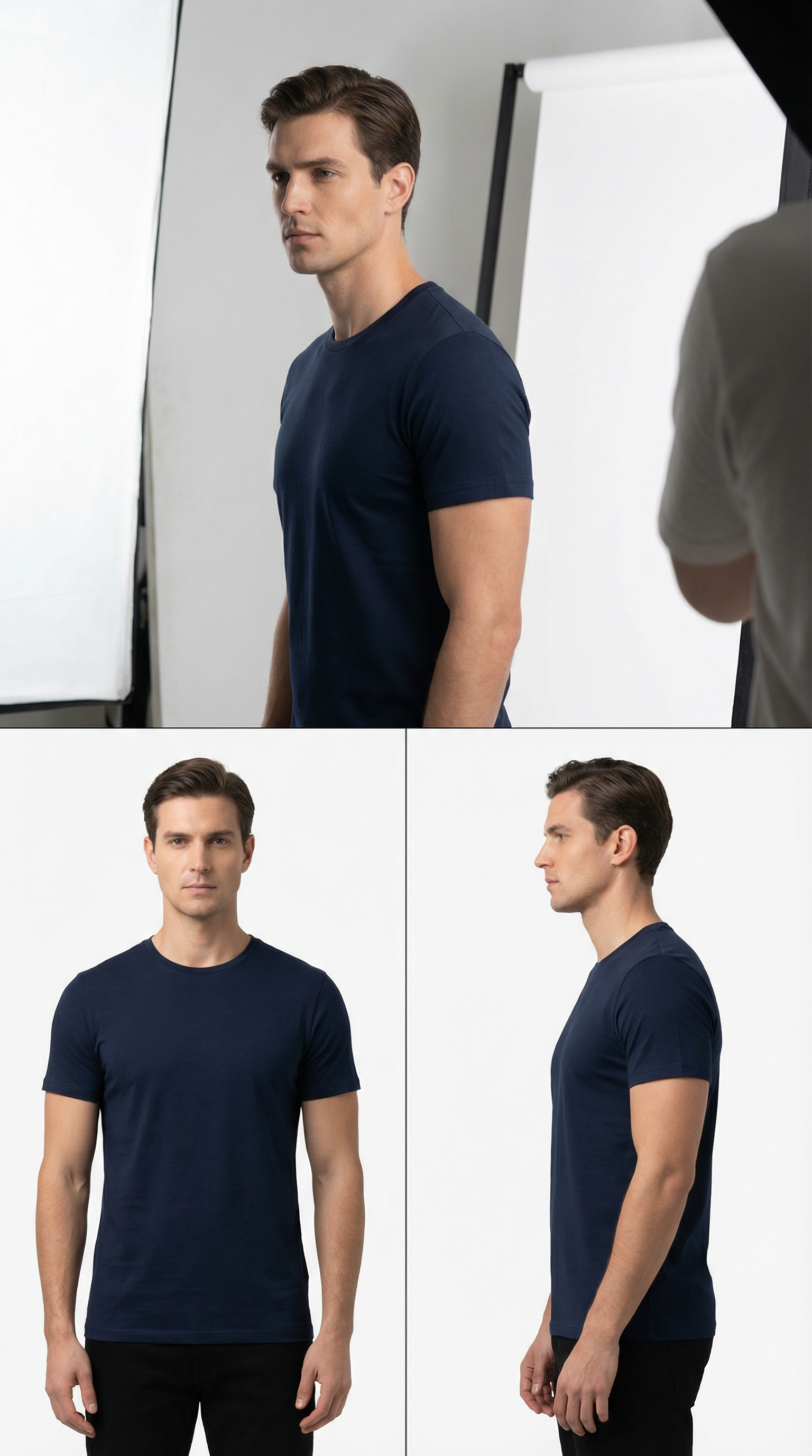 Camiseta Lisa Azul Marinho