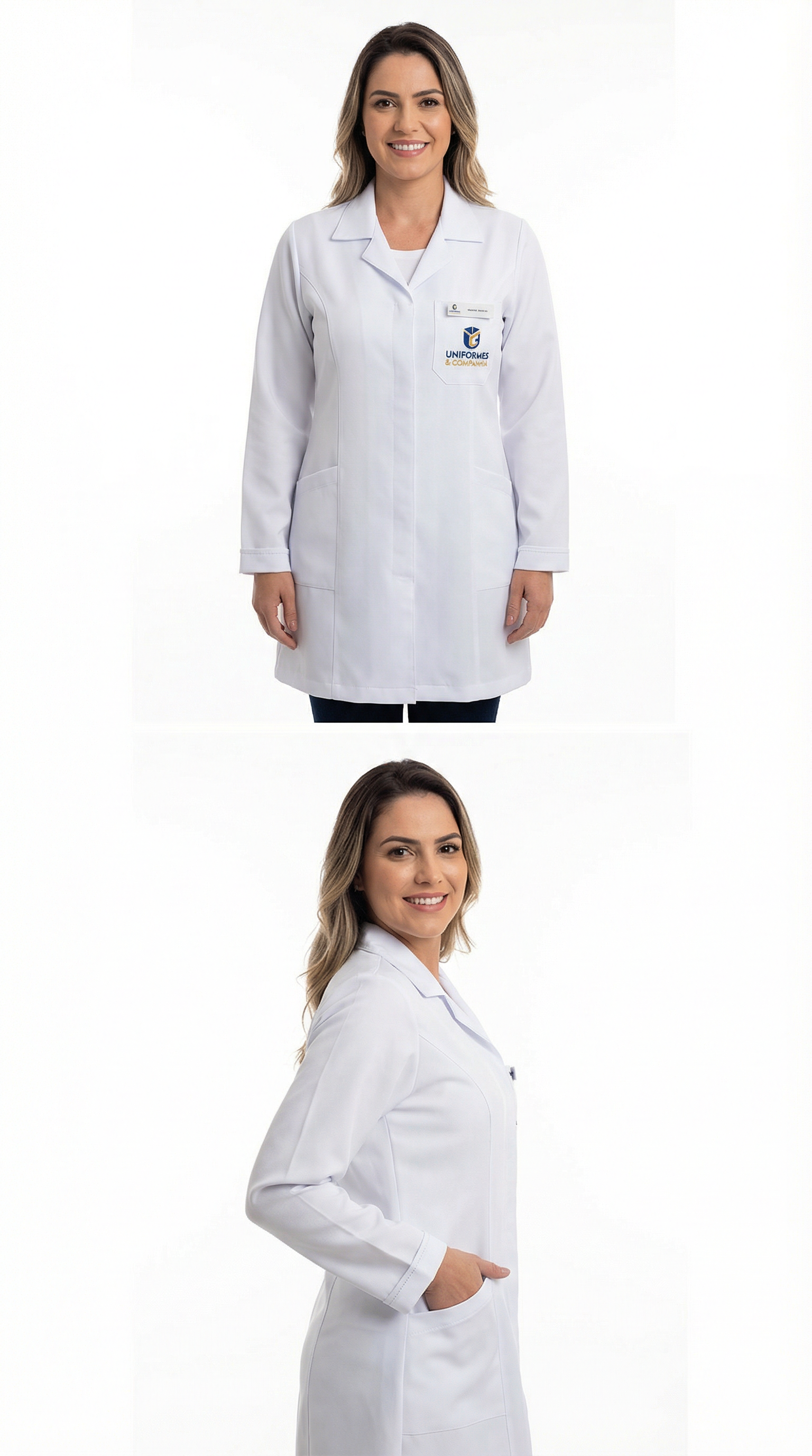 Jaleco Branco com Logo